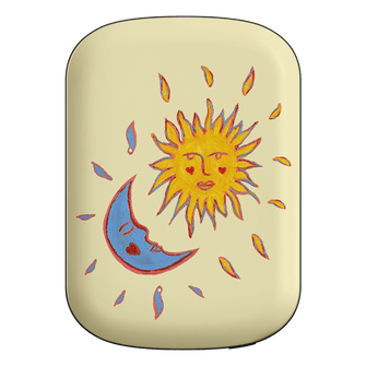 Sun & Moon Yellow ChargePod MagSafe Power Bank ChargerPod by BG. Studio - The Dairy