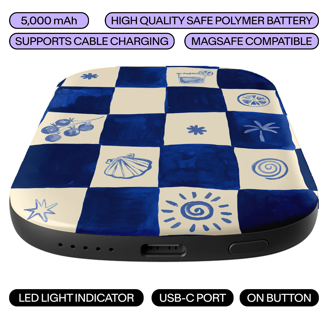 Afternoon Mezze Azure ChargePod MagSafe Power Bank ChargerPod by Charlie Taylor - The Dairy