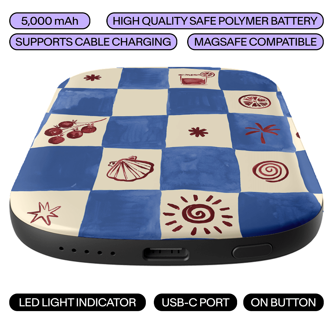 Afternoon Mezze Cornflower ChargePod MagSafe Power Bank ChargerPod by Charlie Taylor - The Dairy