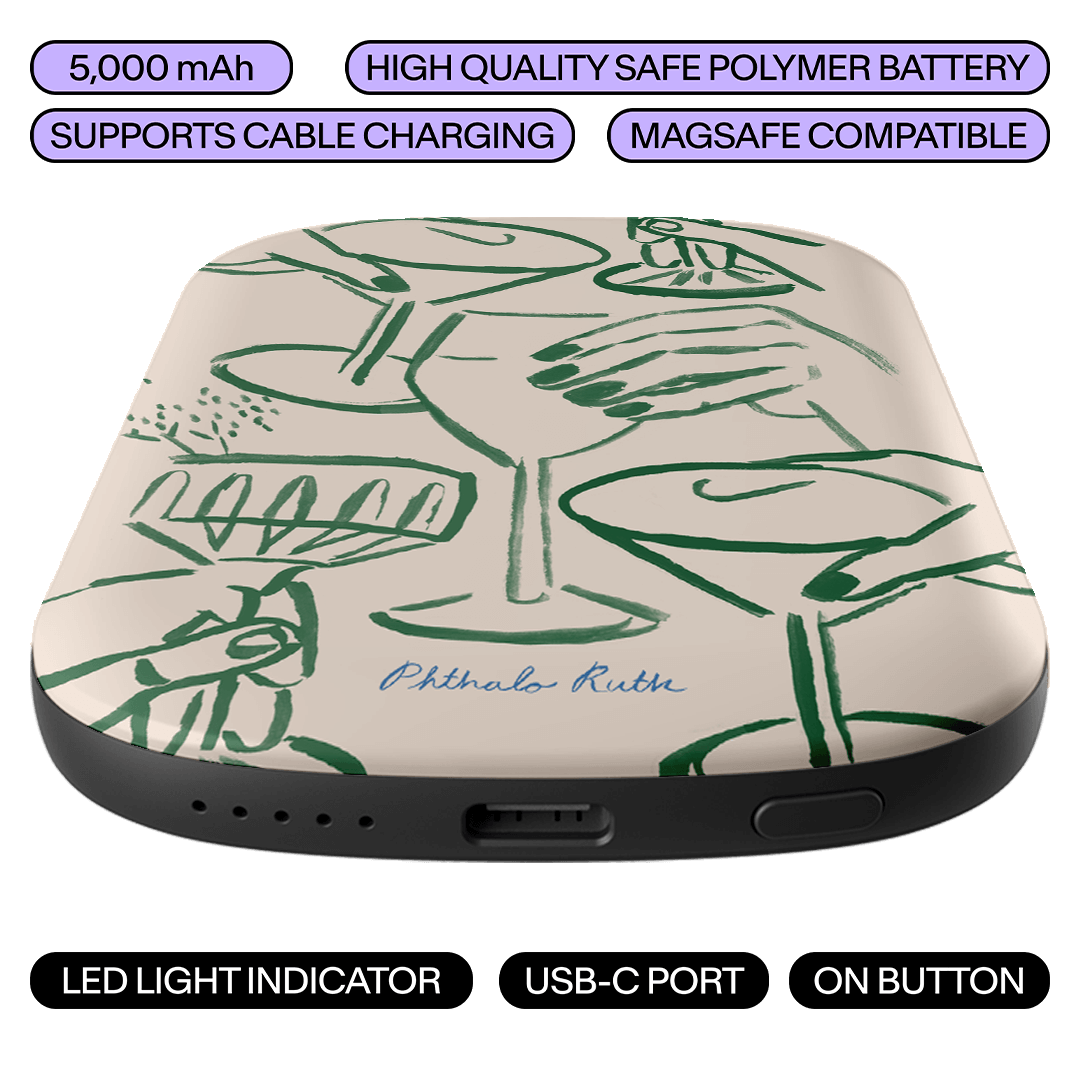 Cheers ChargePod MagSafe Power Bank ChargerPod by Phthalo Ruth - The Dairy