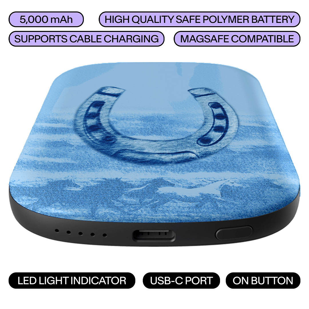 Horse Shoe ChargePod MagSafe Power Bank ChargerPod by Sally Hungerford - The Dairy