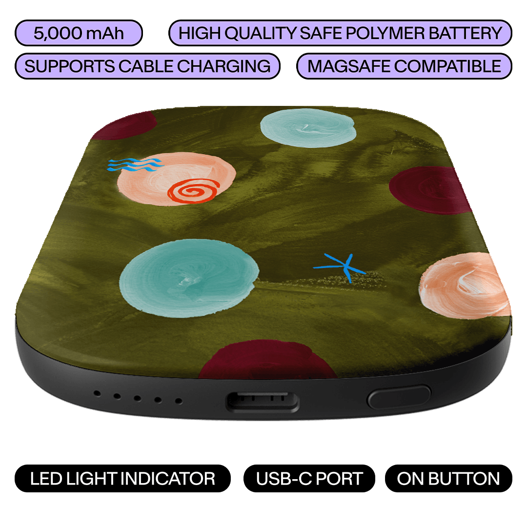 Olive Spot ChargePod MagSafe Power Bank ChargerPod by Charlie Taylor - The Dairy