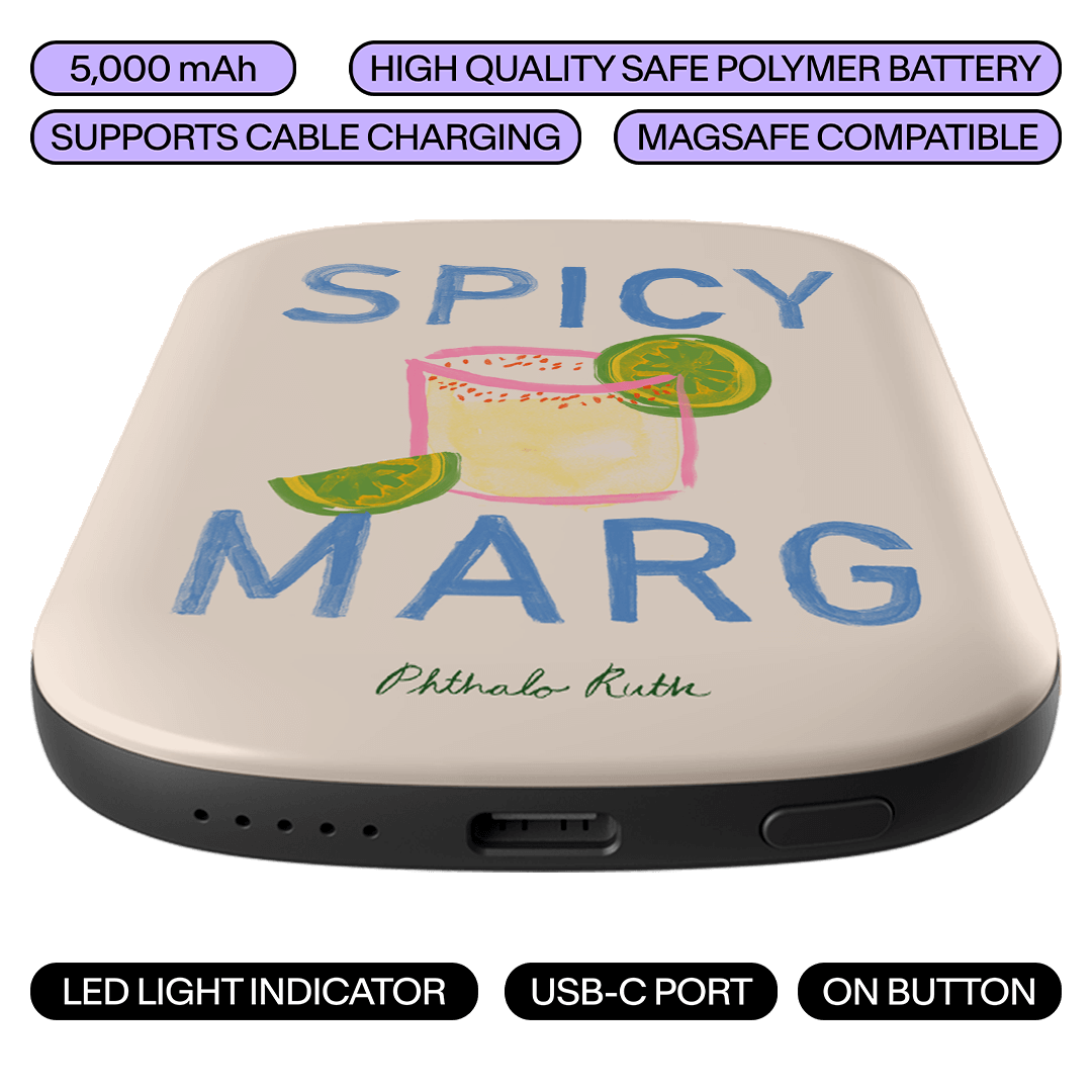 Spicy Marg ChargePod MagSafe Power Bank ChargerPod by Phthalo Ruth - The Dairy