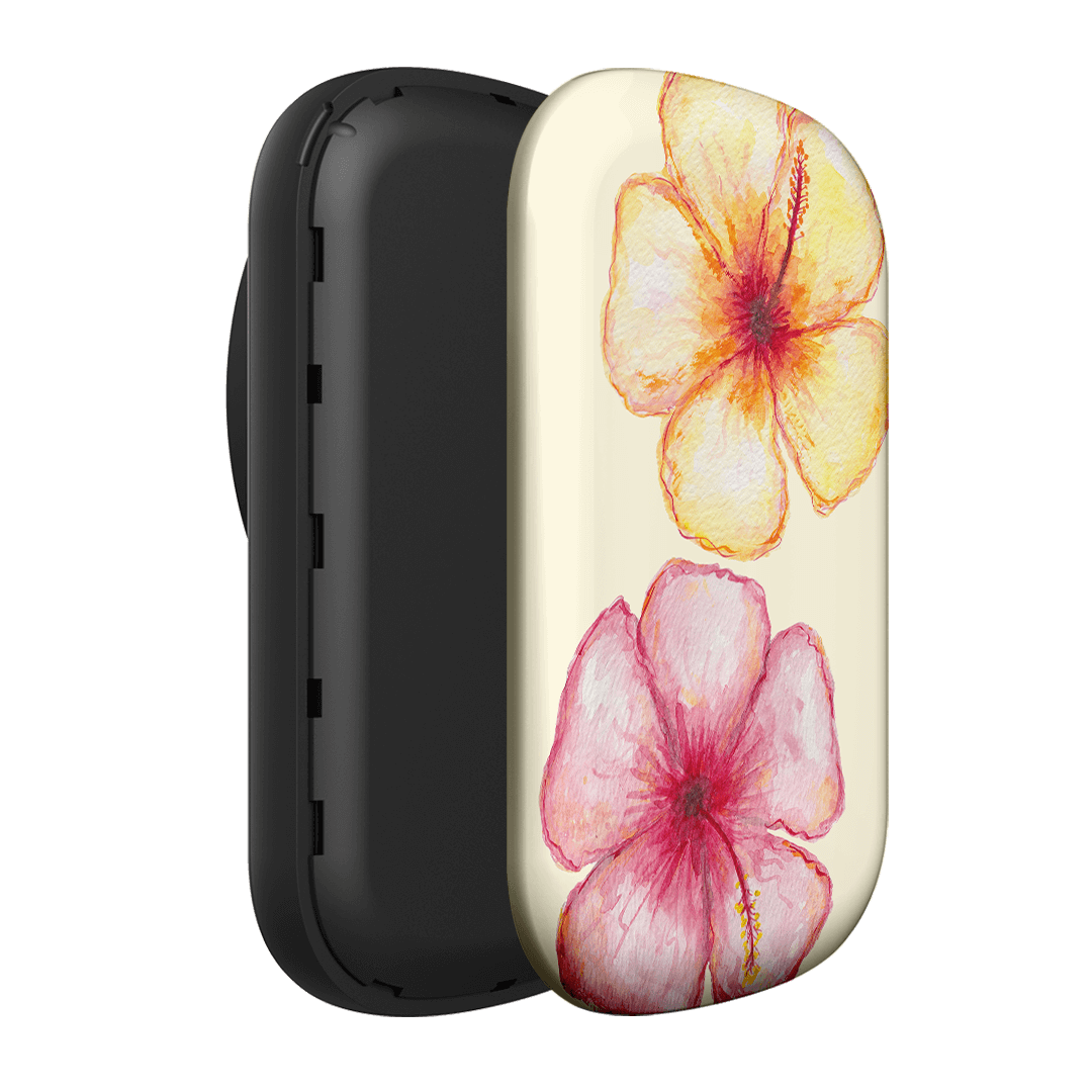 Hibiscus Flower Yellow ChargePod MagSafe Power Bank ChargerPod by The Dairy - The Dairy