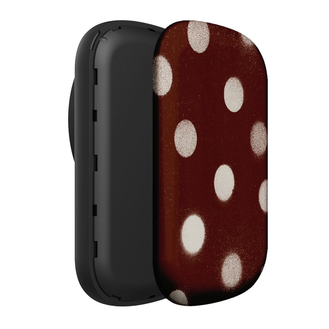 Mocha Polka Dot ChargePod MagSafe Power Bank ChargerPod by Jasmine Dowling - The Dairy