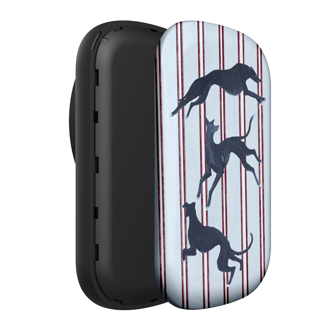 Stripey Hounds ChargePod MagSafe Power Bank ChargerPod by Lisa Hu - The Dairy
