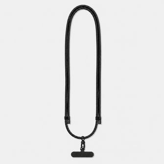 Cross Body Adjustable Phone Cord Strap Accessories Black by The Dairy - The Dairy
