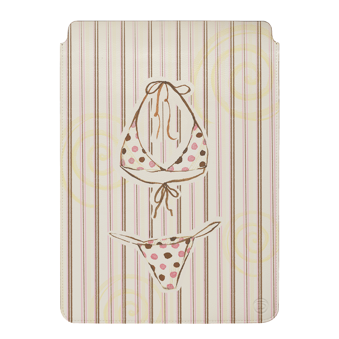 Biscuit Bikini Laptop & iPad Sleeve Laptop & Tablet Sleeve Small by Kayla Carr - The Dairy