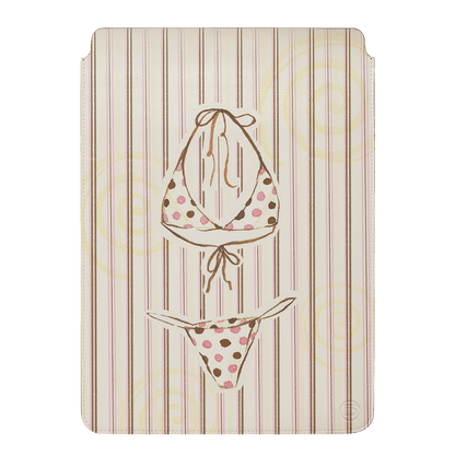 Biscuit Bikini Laptop & iPad Sleeve Laptop & Tablet Sleeve Small by Kayla Carr - The Dairy