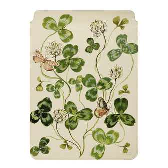 Clover & Butterflies Laptop & iPad Sleeve Laptop & Tablet Sleeve Small by Ellie Mae - The Dairy