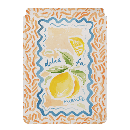 Dolce Far Niente Laptop & iPad Sleeve Laptop & Tablet Sleeve by Cass Deller - The Dairy