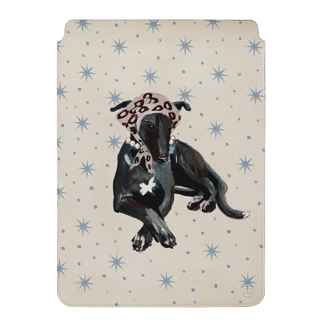 Vogue Hound Laptop & iPad Sleeve Laptop & Tablet Sleeve Small by Lisa Hu - The Dairy