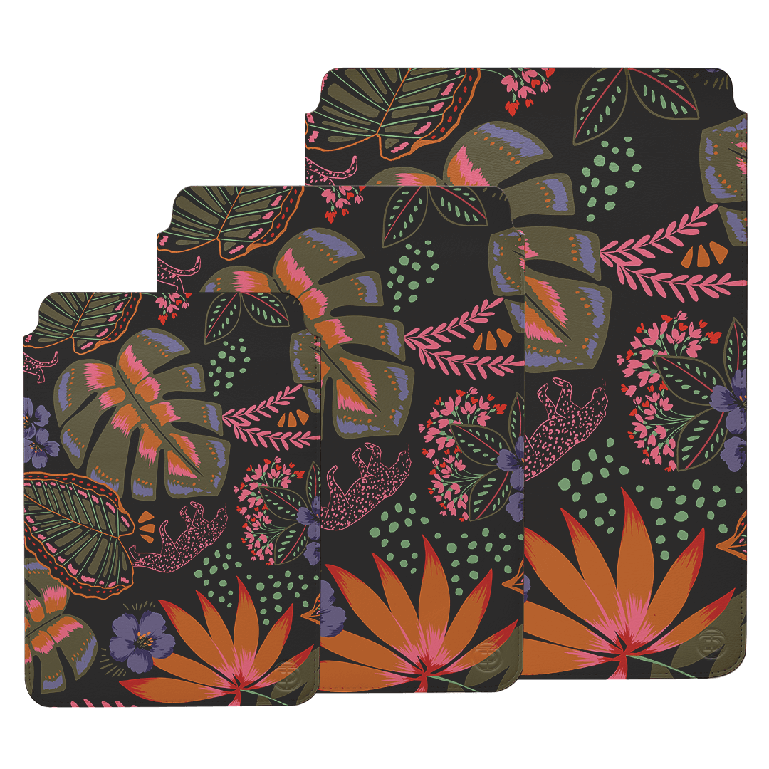 Jungle Leopard Laptop & iPad Sleeve Laptop & Tablet Sleeve by Charlie Taylor - The Dairy