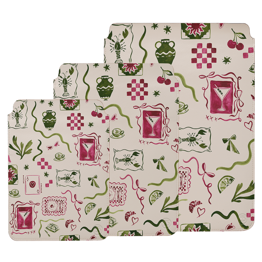 Martini Gal Laptop & iPad Sleeve Laptop & Tablet Sleeve by Charlie Taylor - The Dairy