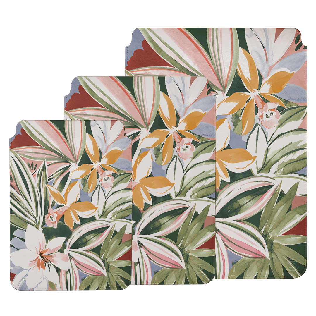 Painted Botanic Laptop & iPad Sleeve Laptop & Tablet Sleeve by Charlie Taylor - The Dairy
