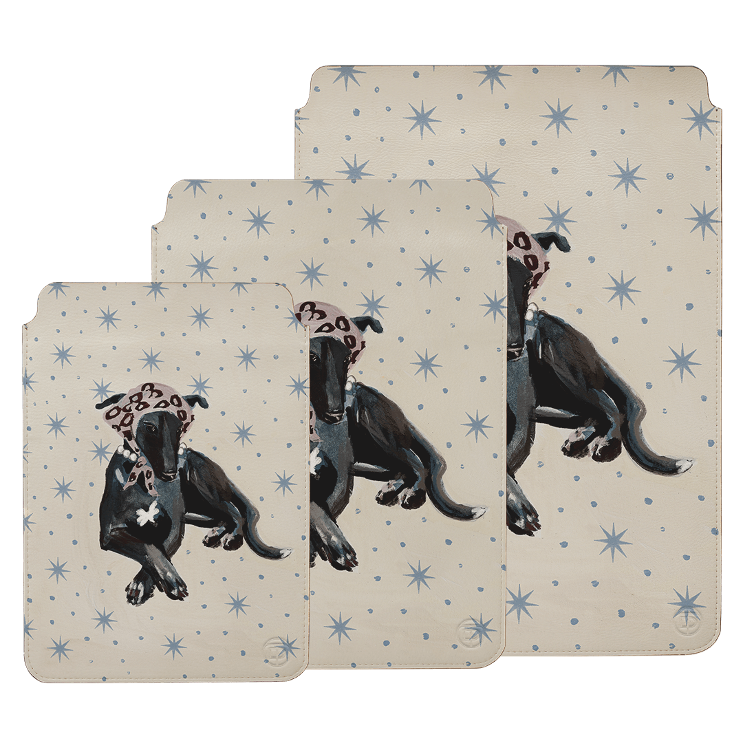 Vogue Hound Laptop & iPad Sleeve Laptop & Tablet Sleeve by Lisa Hu - The Dairy