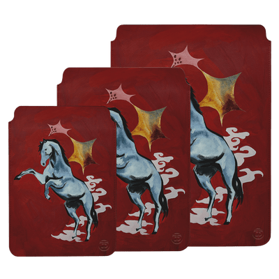 Year Of The Horse Laptop & iPad Sleeve Laptop & Tablet Sleeve Small by Lisa Hu - The Dairy