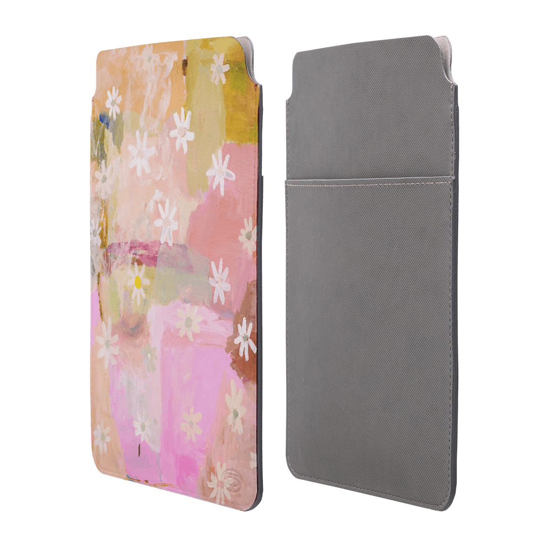 Get Happy Laptop & iPad Sleeve Laptop & Tablet Sleeve by Kate Eliza - The Dairy