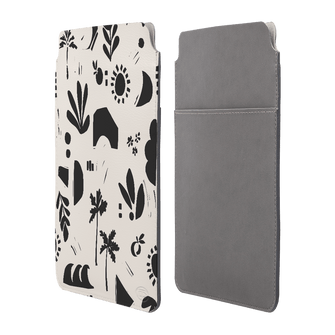 Inky Beach Laptop & iPad Sleeve Laptop & Tablet Sleeve by The Dairy - The Dairy