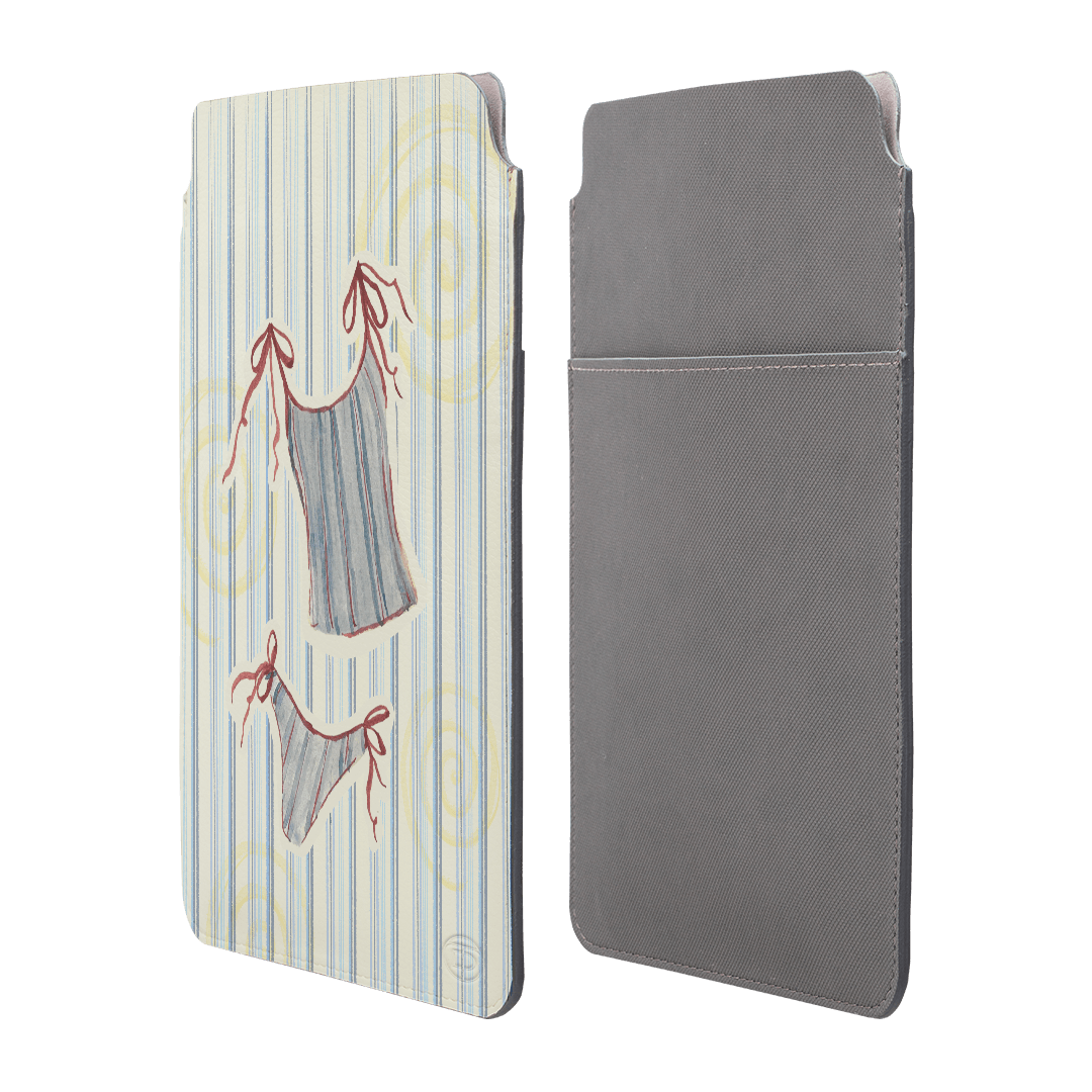 Stripe Tankini Laptop & iPad Sleeve Laptop & Tablet Sleeve by Kayla Carr - The Dairy