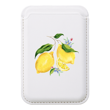 Citrus Lemon MagSafe Wallet MagSafe Wallet White by Ellie Mae - The Dairy