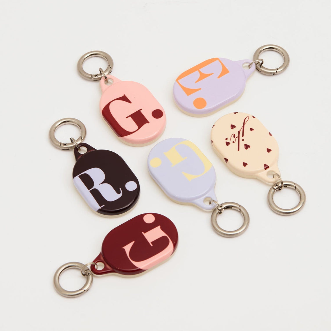 The Dairy personalized AirTags designed for a custom look while keeping your items easily trackable