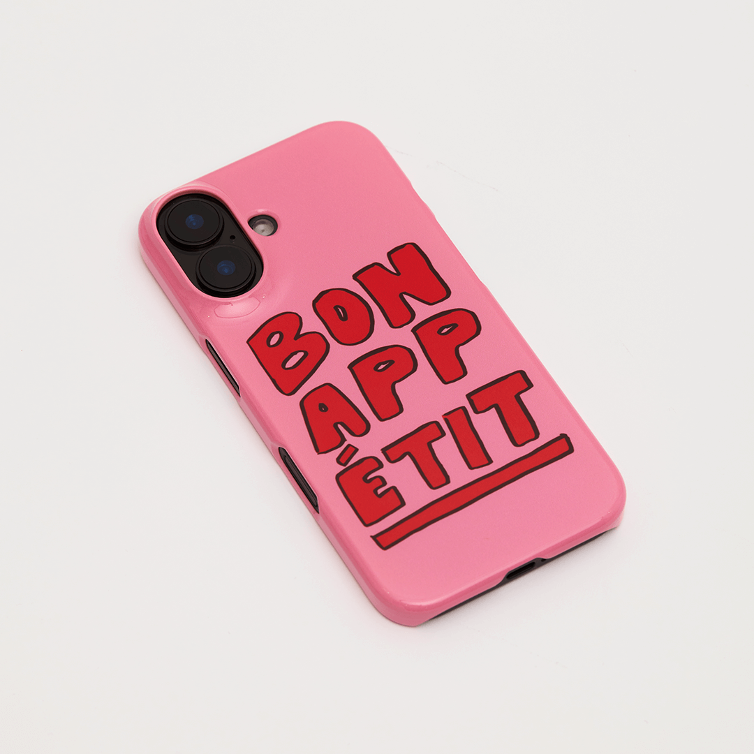 Bon Appetit Red Printed Phone Cases by The Dairy - The Dairy