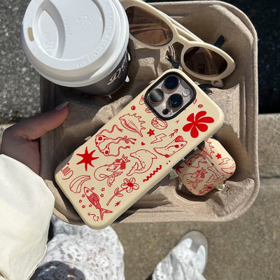 Spiced Cowboy Cream Printed Phone Cases iPhone 16 / Armoured by Easty Beasty - The Dairy
