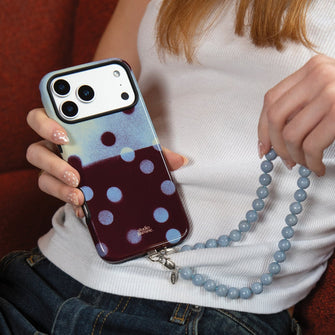 Beaded Phone Strap & Necklace Phone Strap Dusk Blue by Accessories - The Dairy