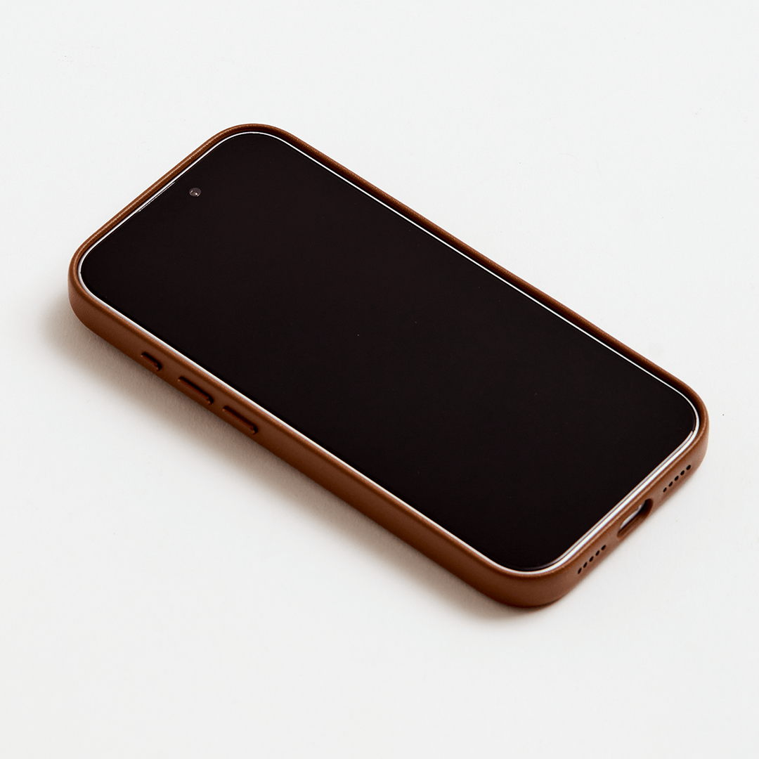 iPhone Vegan Leather Case Brown Leather Phone Case by The Dairy - The Dairy