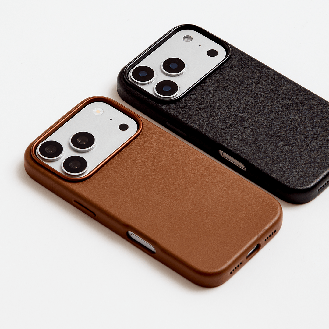 iPhone Vegan Leather Case Brown Leather Phone Case by The Dairy - The Dairy