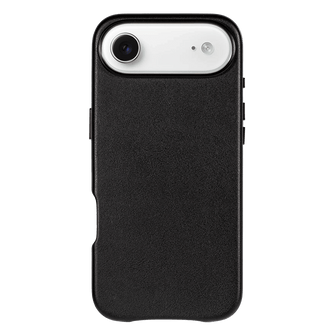 iPhone Vegan Leather Case Black Leather Phone Case iPhone 17 Air by The Dairy - The Dairy