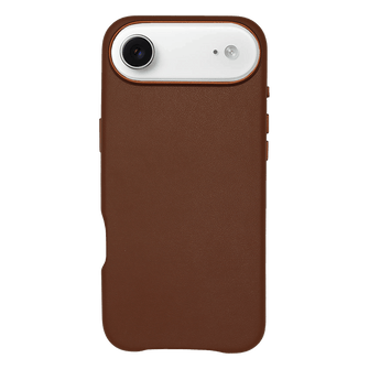 iPhone Vegan Leather Case Brown Leather Phone Case iPhone 17 Air by The Dairy - The Dairy