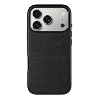 iPhone Vegan Leather Case Black Leather Phone Case iPhone 17 Pro by The Dairy - The Dairy