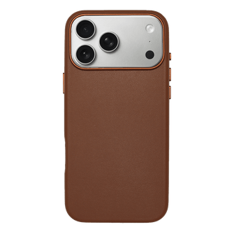 iPhone Vegan Leather Case Brown Leather Phone Case iPhone 17 Pro by The Dairy - The Dairy