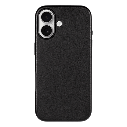 iPhone Vegan Leather Case Black Leather Phone Case iPhone 17 by The Dairy - The Dairy