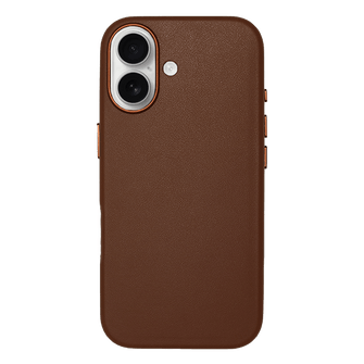 iPhone Vegan Leather Case Brown Leather Phone Case iPhone 17 by The Dairy - The Dairy
