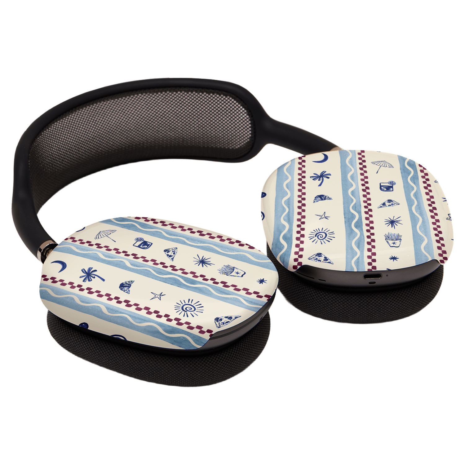 Summer Snacks Blue AirPods Max Case AirPods Max Case by Charlie Taylor - The Dairy