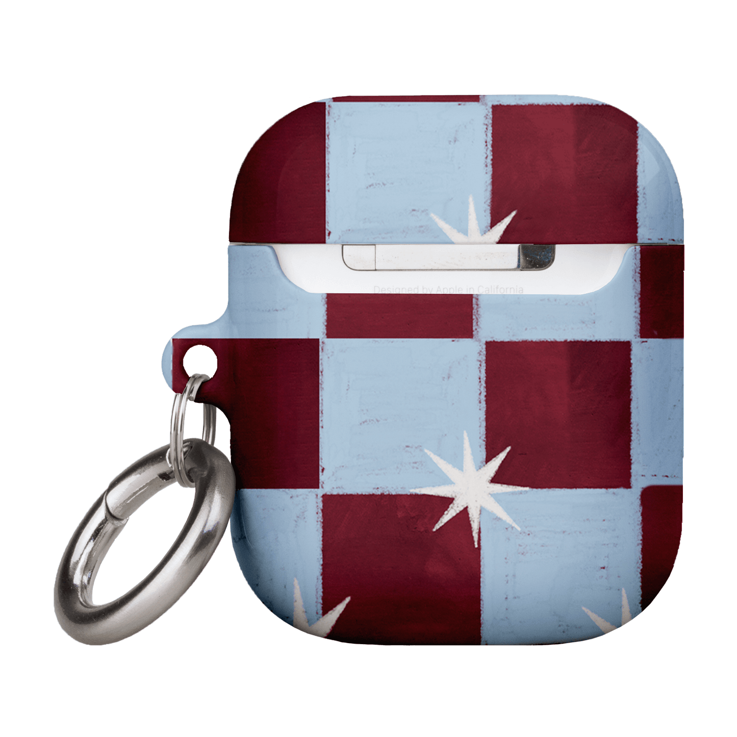 Blue Checks AirPods Case AirPods Case by Lisa Hu - The Dairy