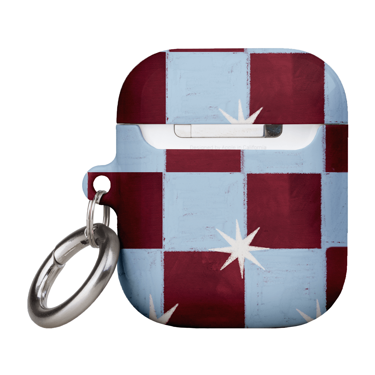 Blue Checks AirPods Case AirPods Case by Lisa Hu - The Dairy