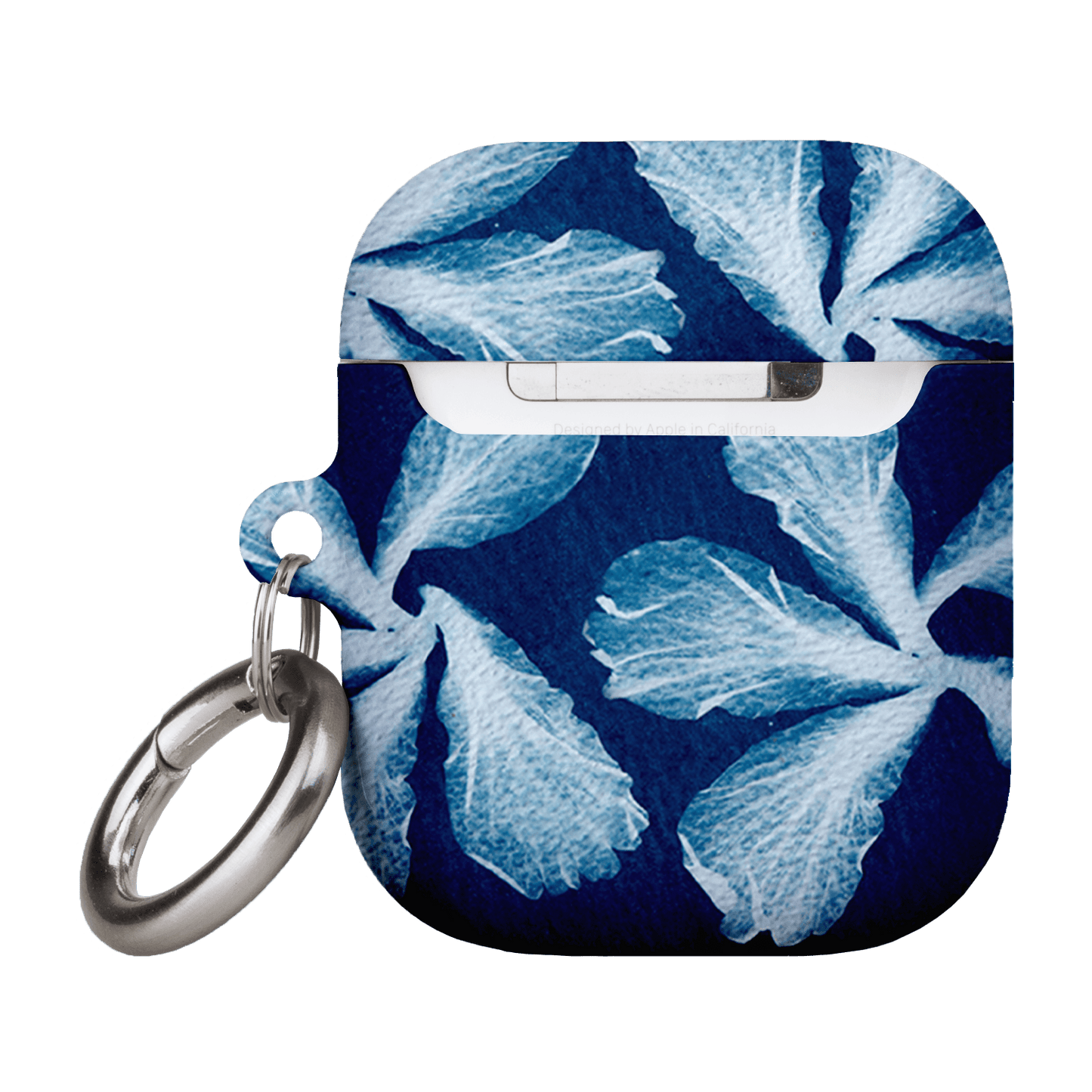 Hibiscus Cyanotype AirPods Case AirPods Case by Sally Hungerford - The Dairy