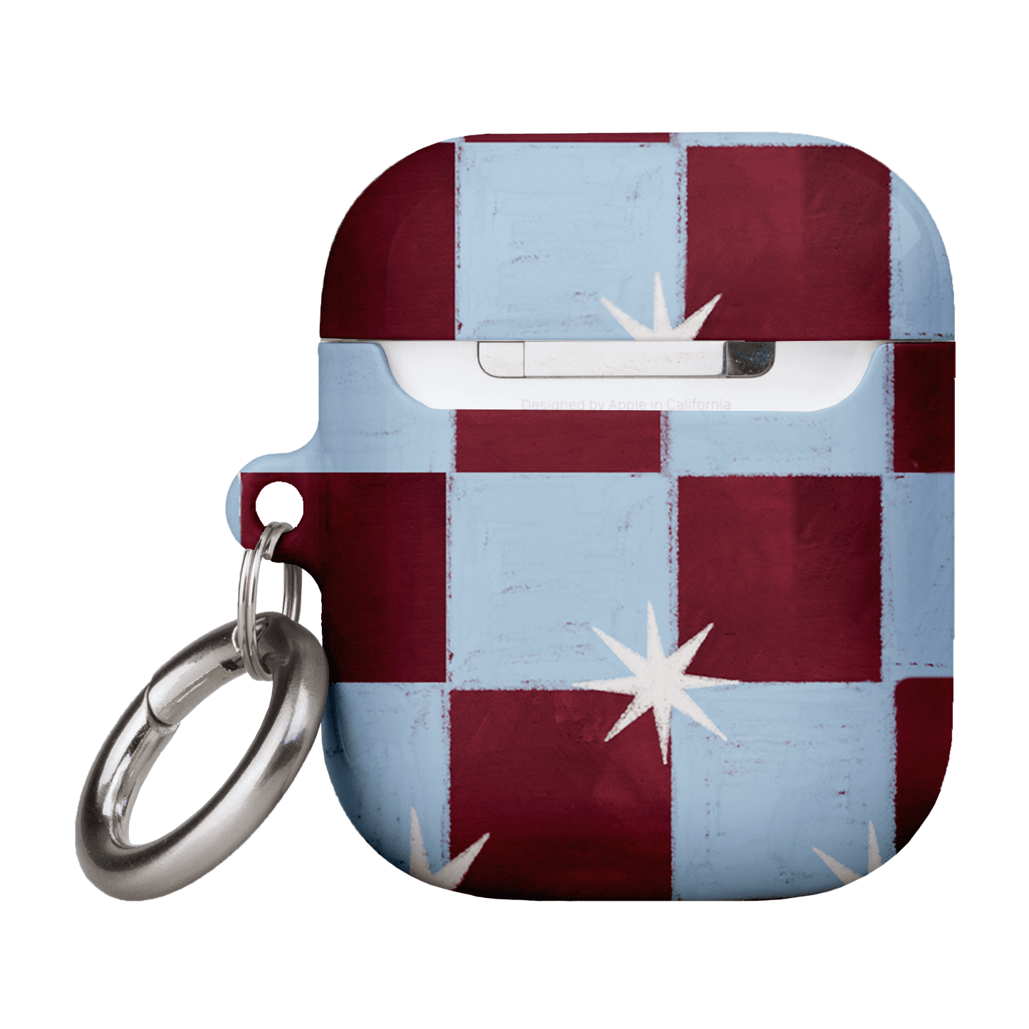 Blue Checks AirPods Case AirPods Case by Lisa Hu - The Dairy