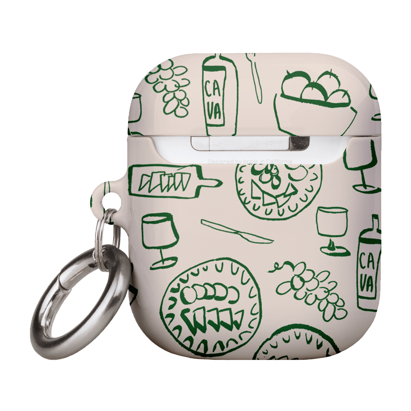 Dinner Parties AirPods Case AirPods Case by Phthalo Ruth - The Dairy