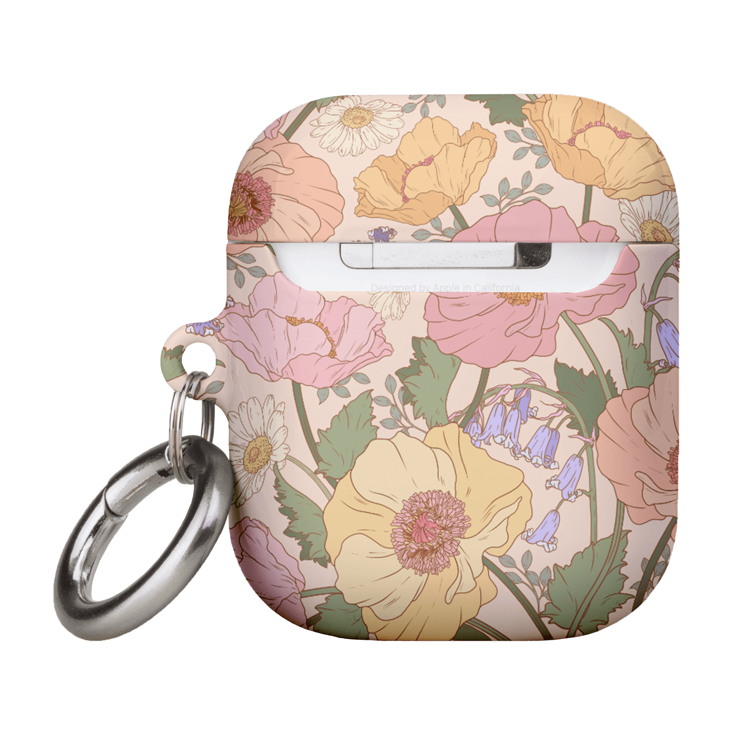 Spring Poppy AirPods Case AirPods Case by Kasiags Art - The Dairy