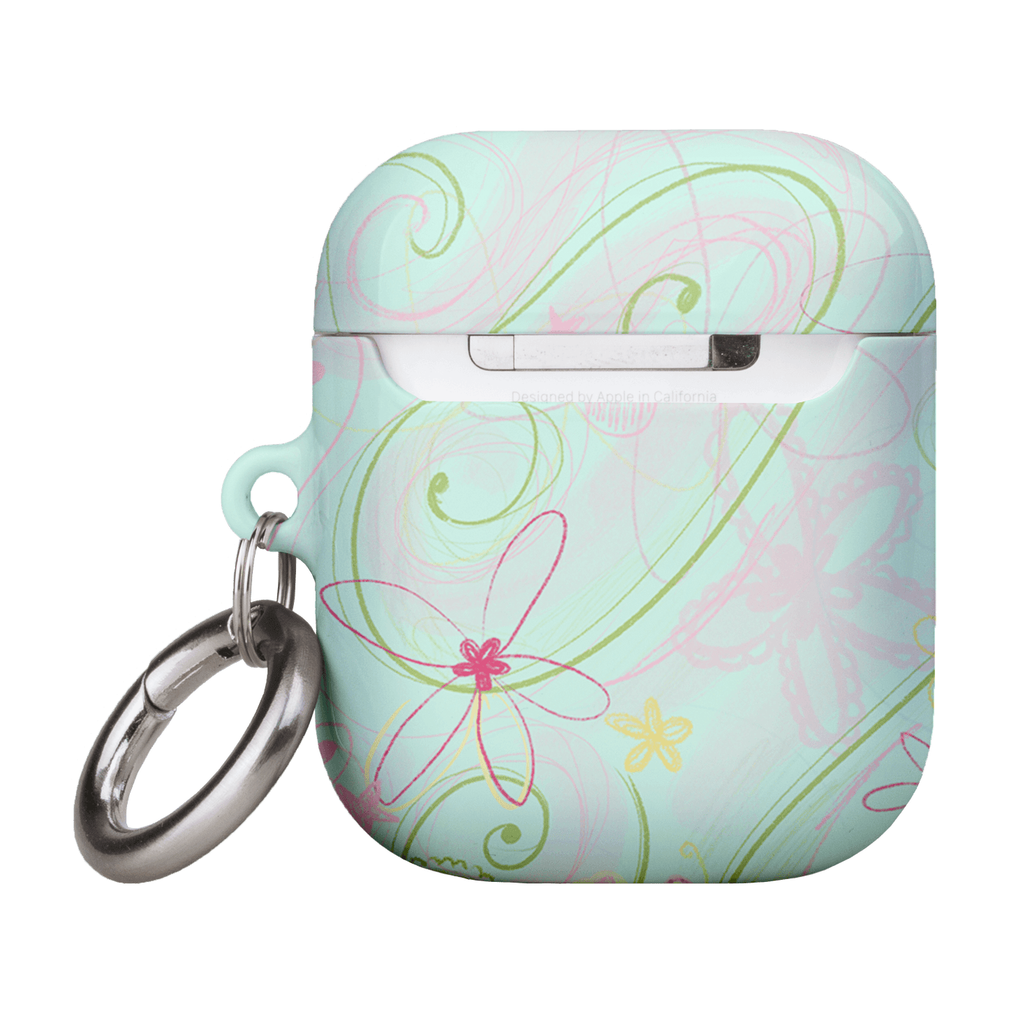 Swirl Blue AirPods Case AirPods Case by Kayla Carr - The Dairy