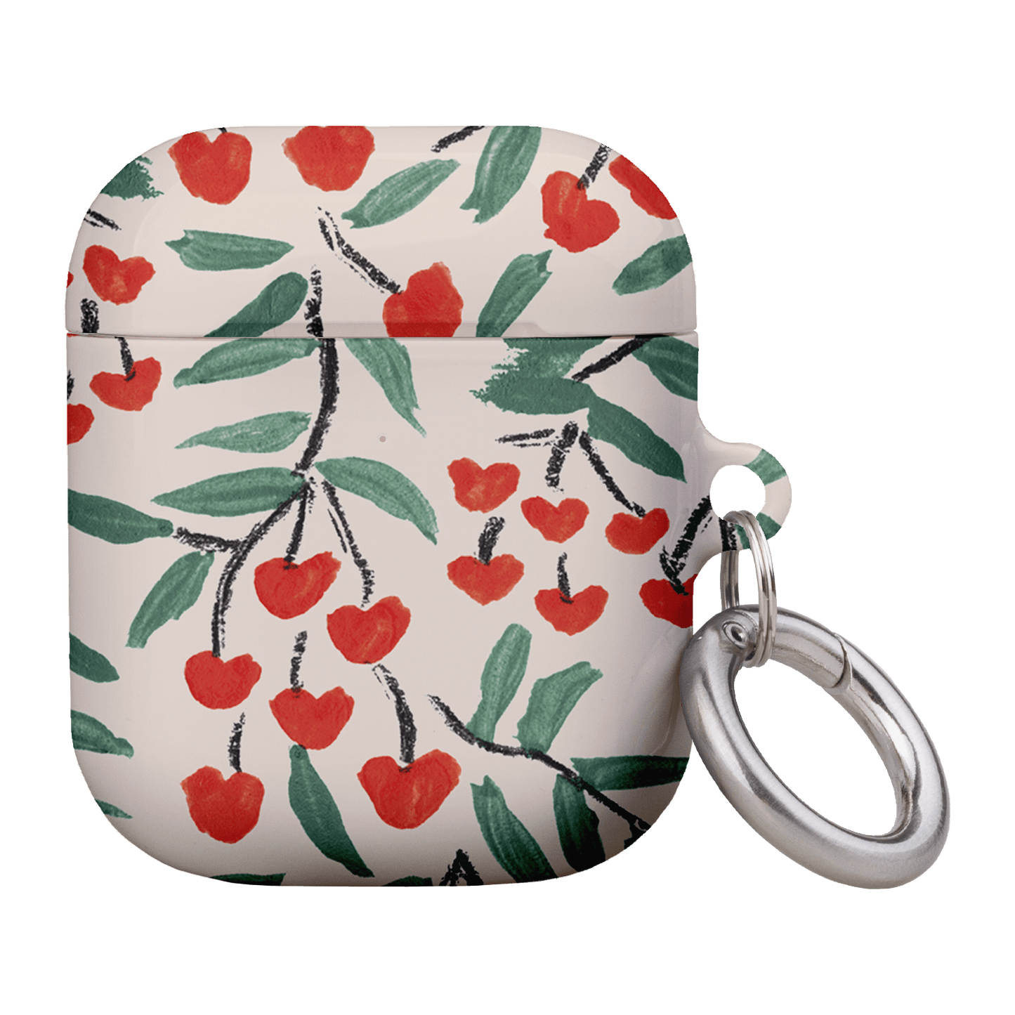 Cherry Love AirPods Case AirPods Case 2nd Gen by Phthalo Ruth - The Dairy