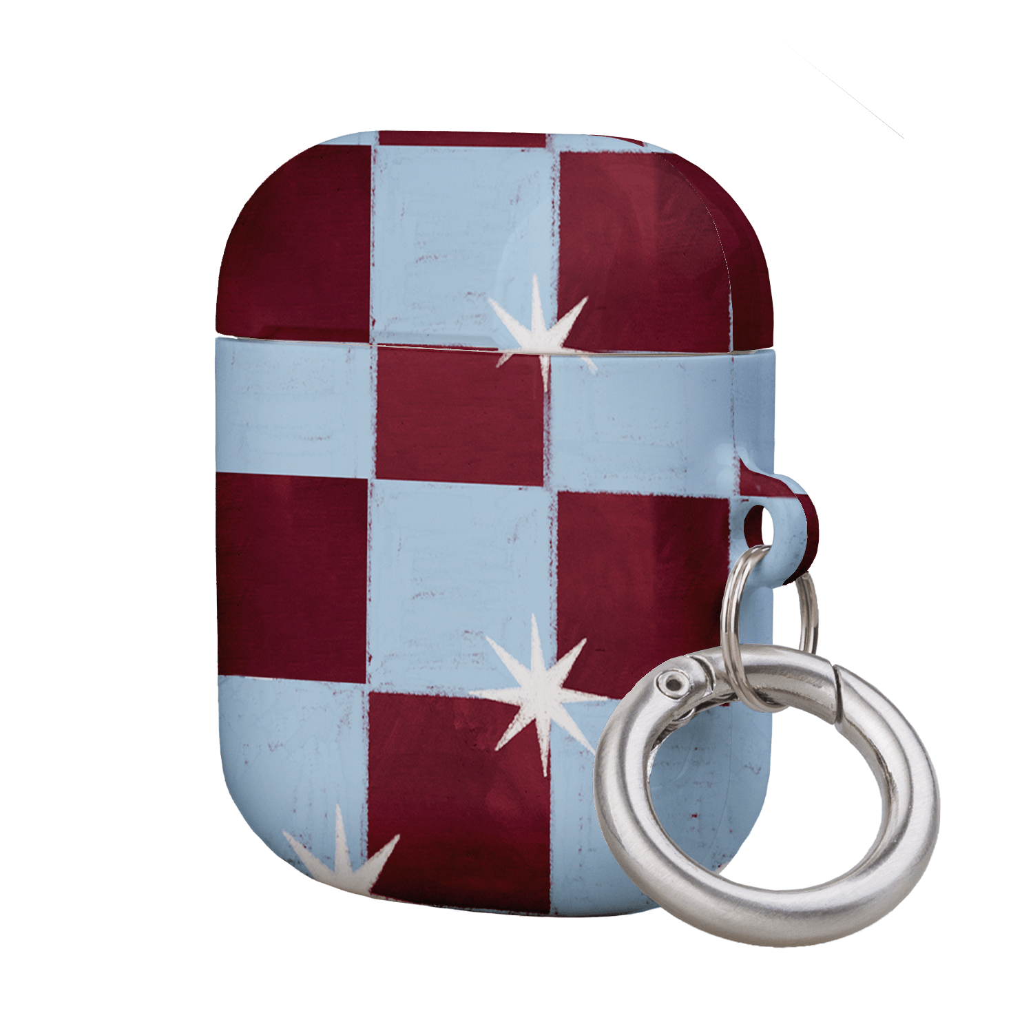 Blue Checks AirPods Case AirPods Case by Lisa Hu - The Dairy