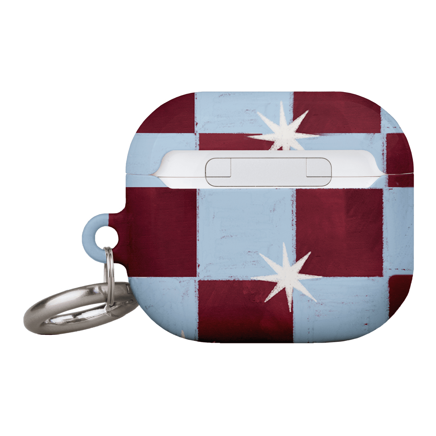 Blue Checks AirPods Case AirPods Case by Lisa Hu - The Dairy