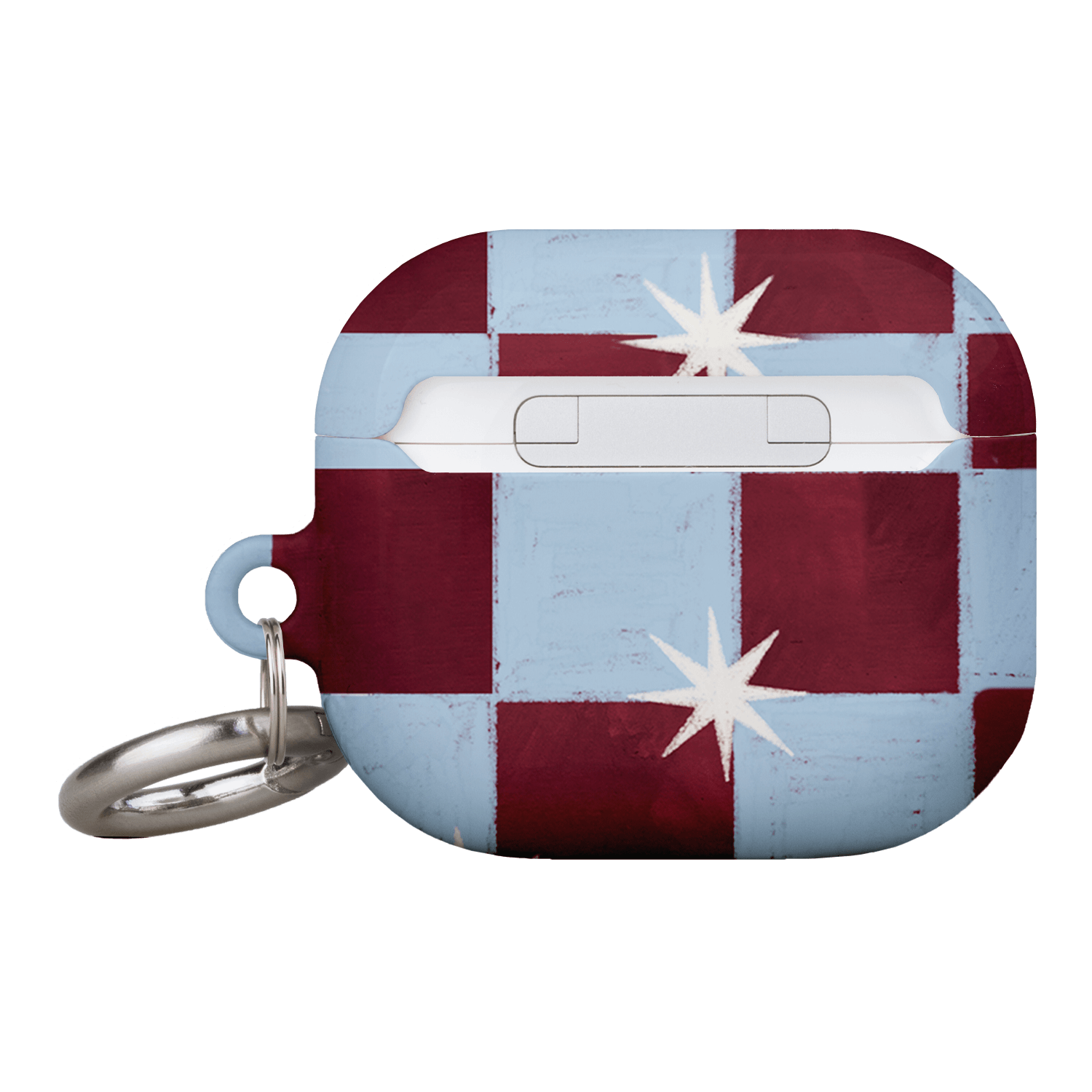 Blue Checks AirPods Case AirPods Case by Lisa Hu - The Dairy