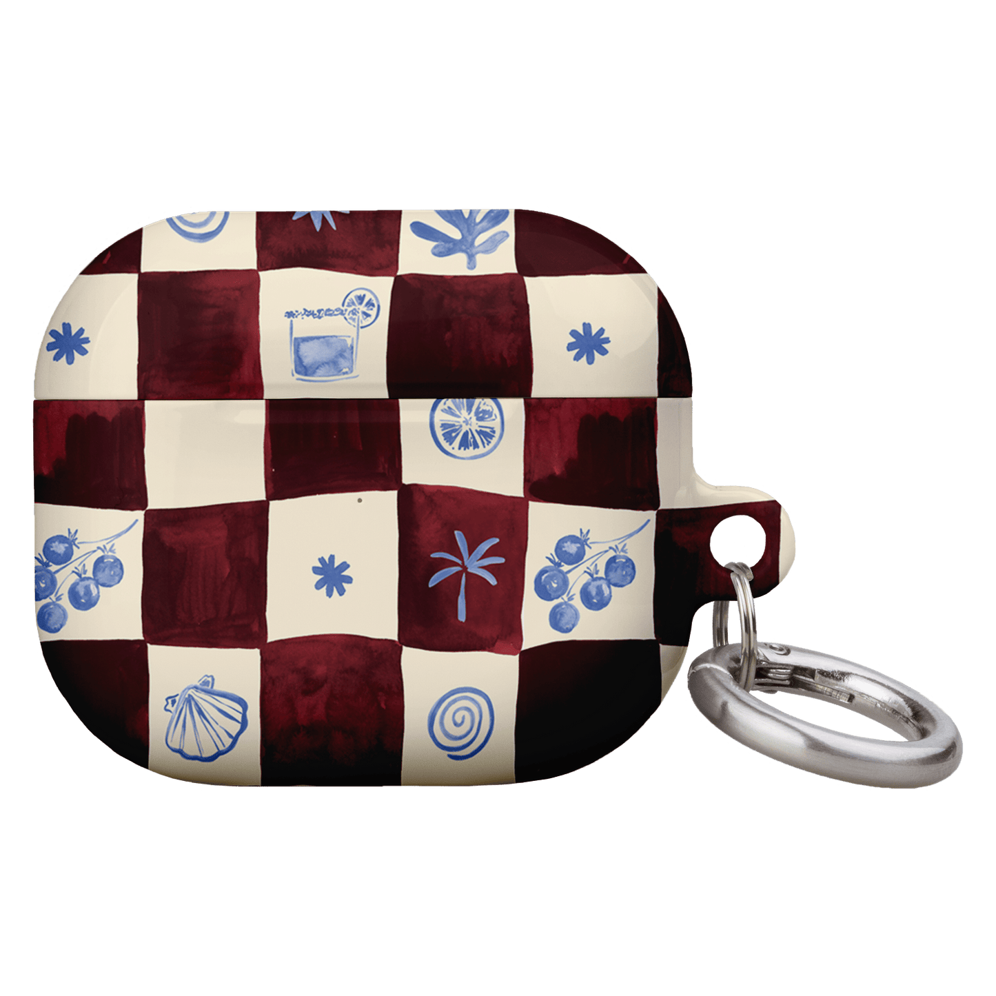 Afternoon Mezze Maroon AirPods Case AirPods Case by Charlie Taylor - The Dairy